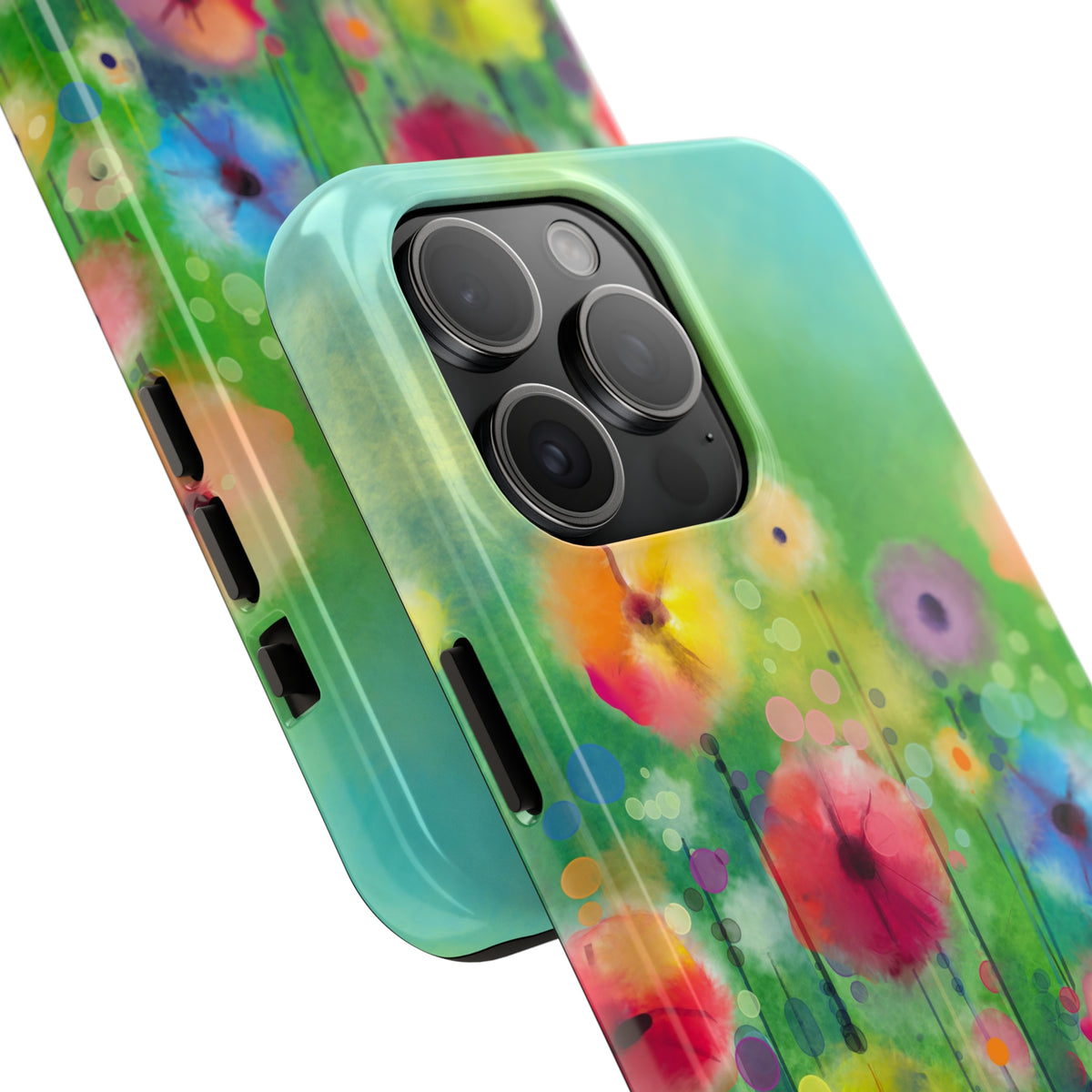 Poppy Watercolor Art iPhone 15 14 13 12 11 Case | Garden Gift | Tough Phone Case