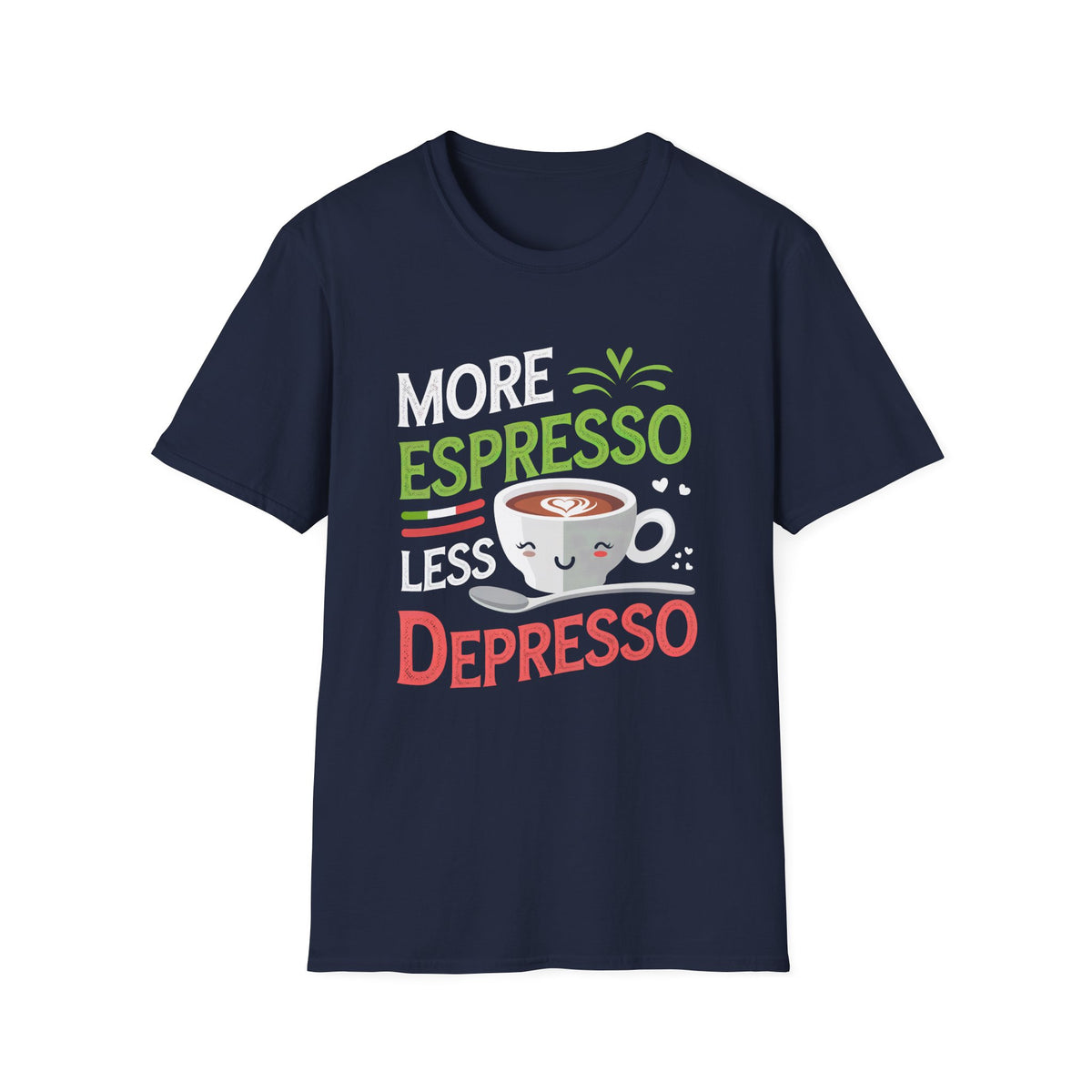 More Espresso Funny Italy Expresso Shirt | Italy Travel Lover Gift | Cute Kawaii Coffee Lover Shirt | Unisex Soft Style T-shirt