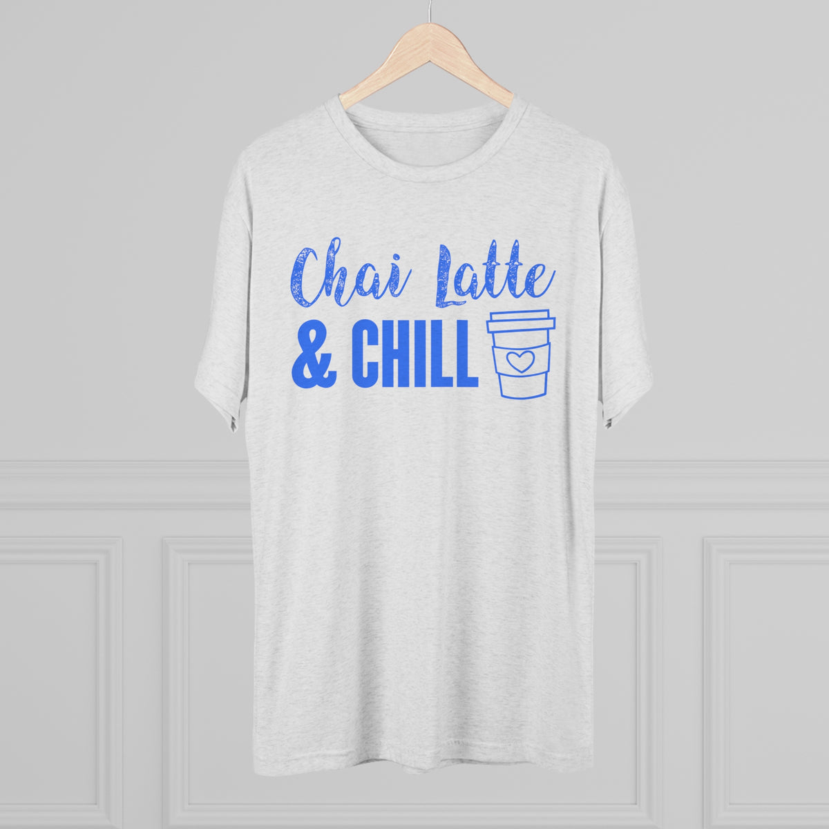 Chai Latte & Chill Funny Holiday Shirt  | Ash T-shirt