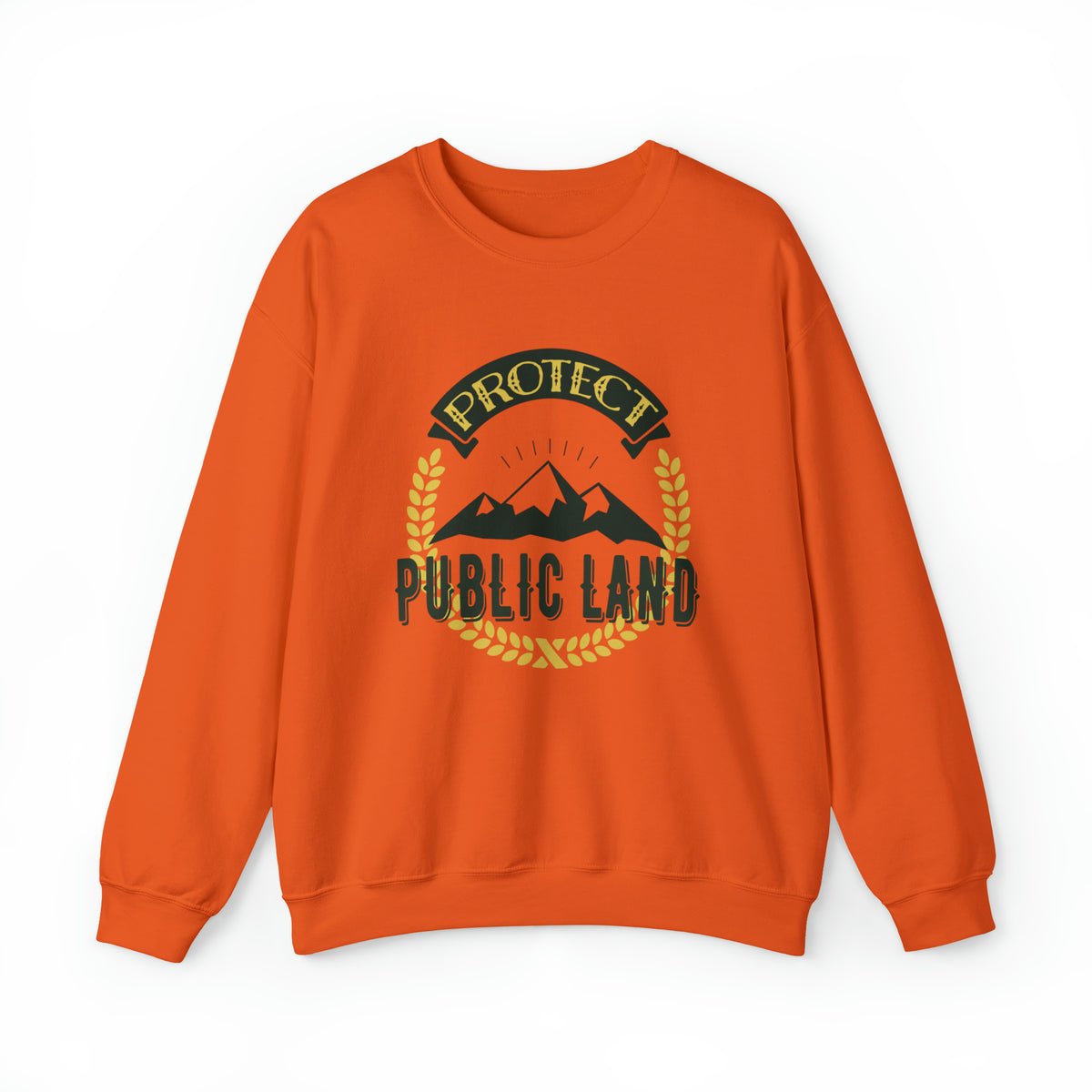 Protect Public Land National Parks Shirt | Camping Gift | Unisex Heavy Blend Crewneck Sweatshirt