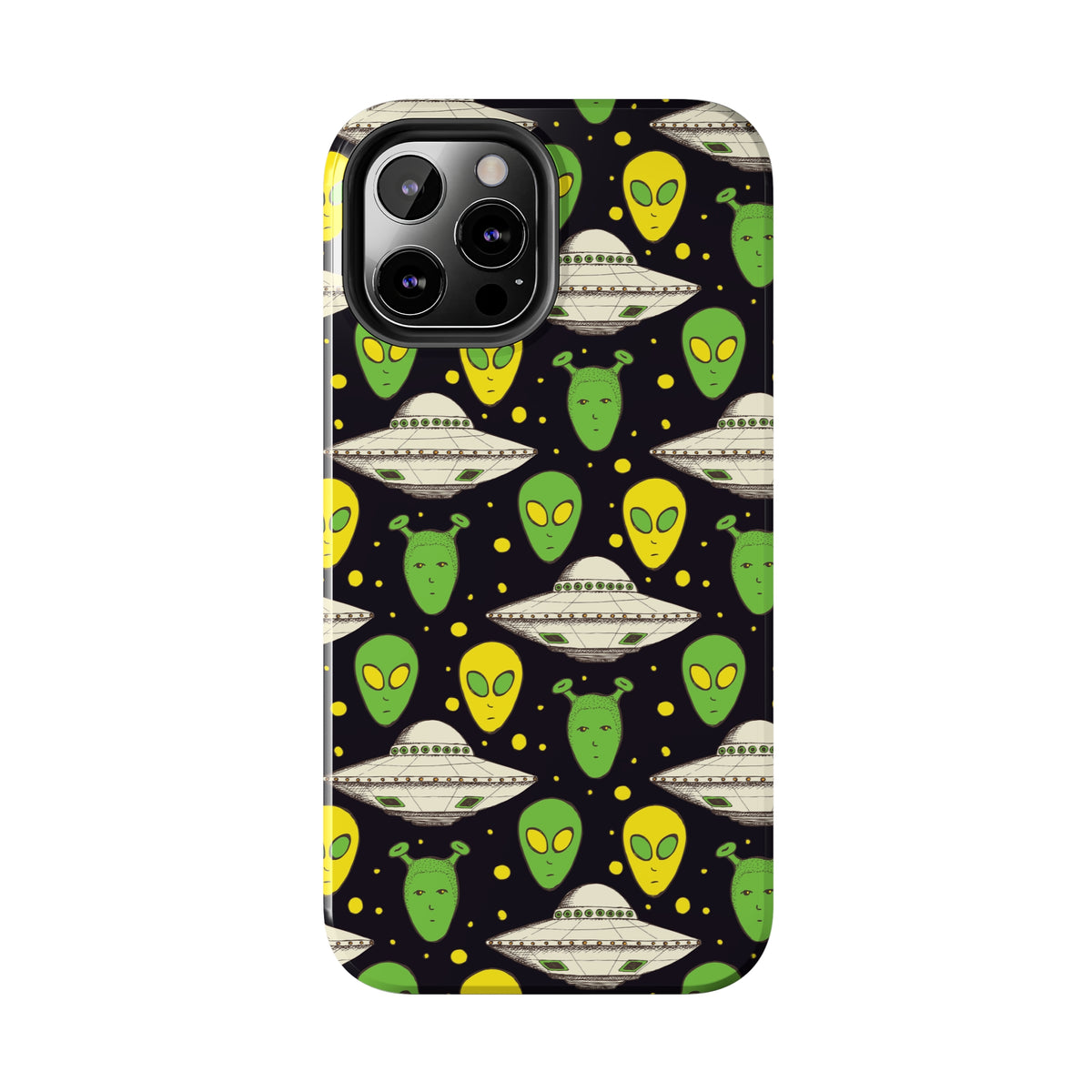 Alien UFO iPhone 15 14 13 12 11 Case (all models) | Sci Fi Nerd Gift | Tough Phone Case