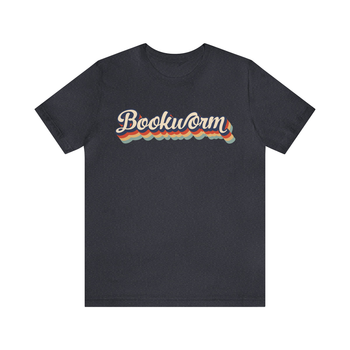 Retro Bookworm Book Lover Shirt | Bookish Gift | Unisex Jersey T-shirt