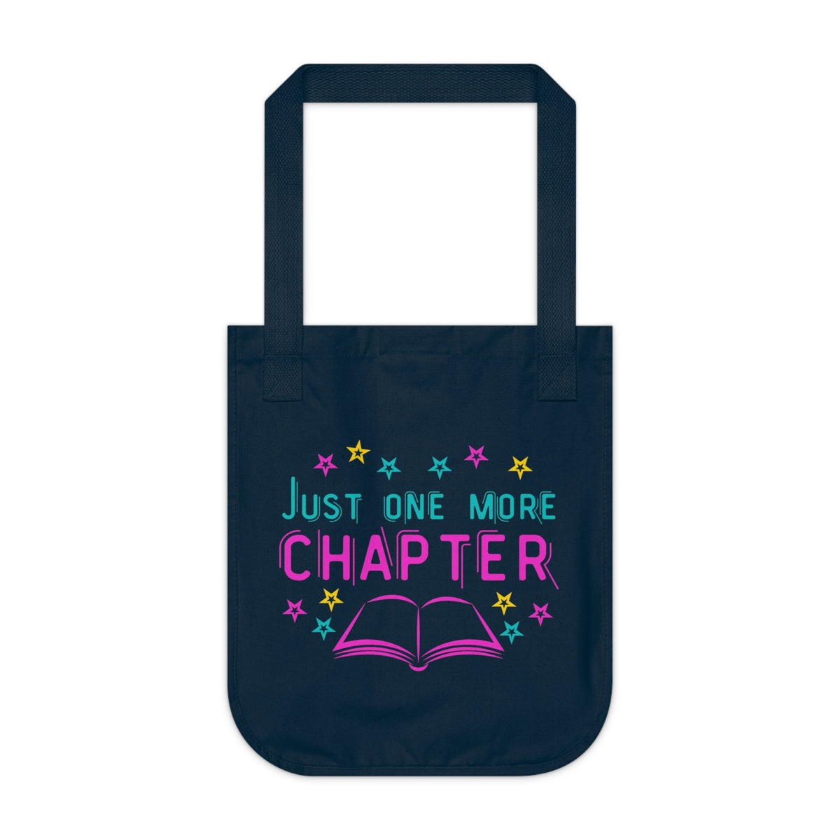 One More Chapter Bookish Book Lover Shirt | Reader Gift | Organic Canvas Tote Bag