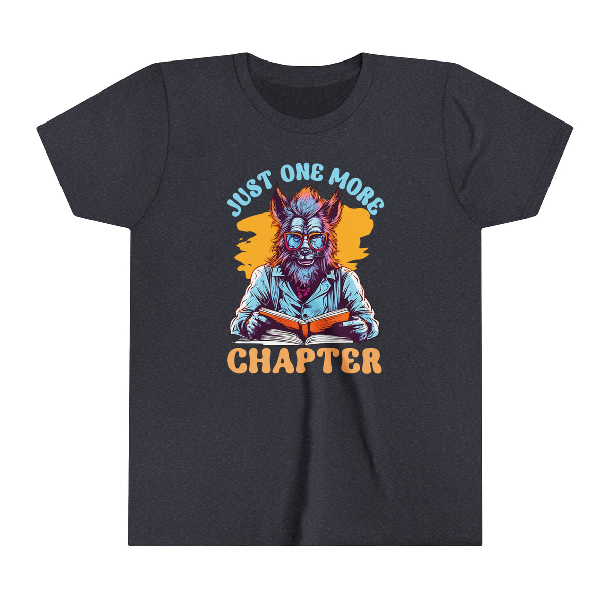 Just One More Chapter Werewolf Shirt | Halloween Book Shirt | Book Lover shirt | Book Lover Gift | Youth Jersey T-shirt