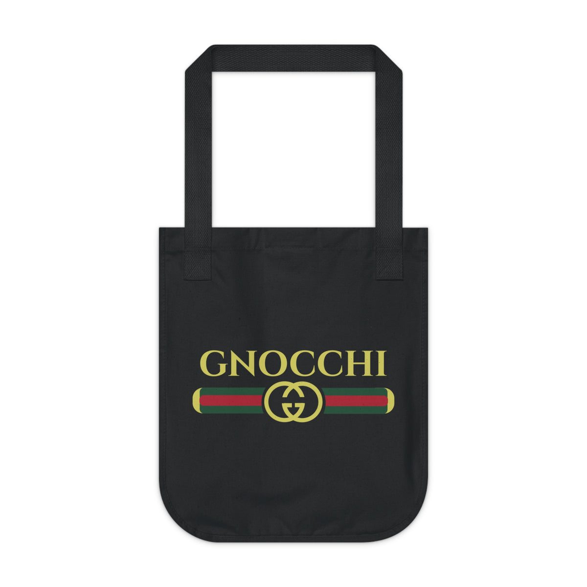 Gnocchi Pasta Funny Italian Tote Bag | Italy World Travel Gift | Organic Canvas Tote Bag