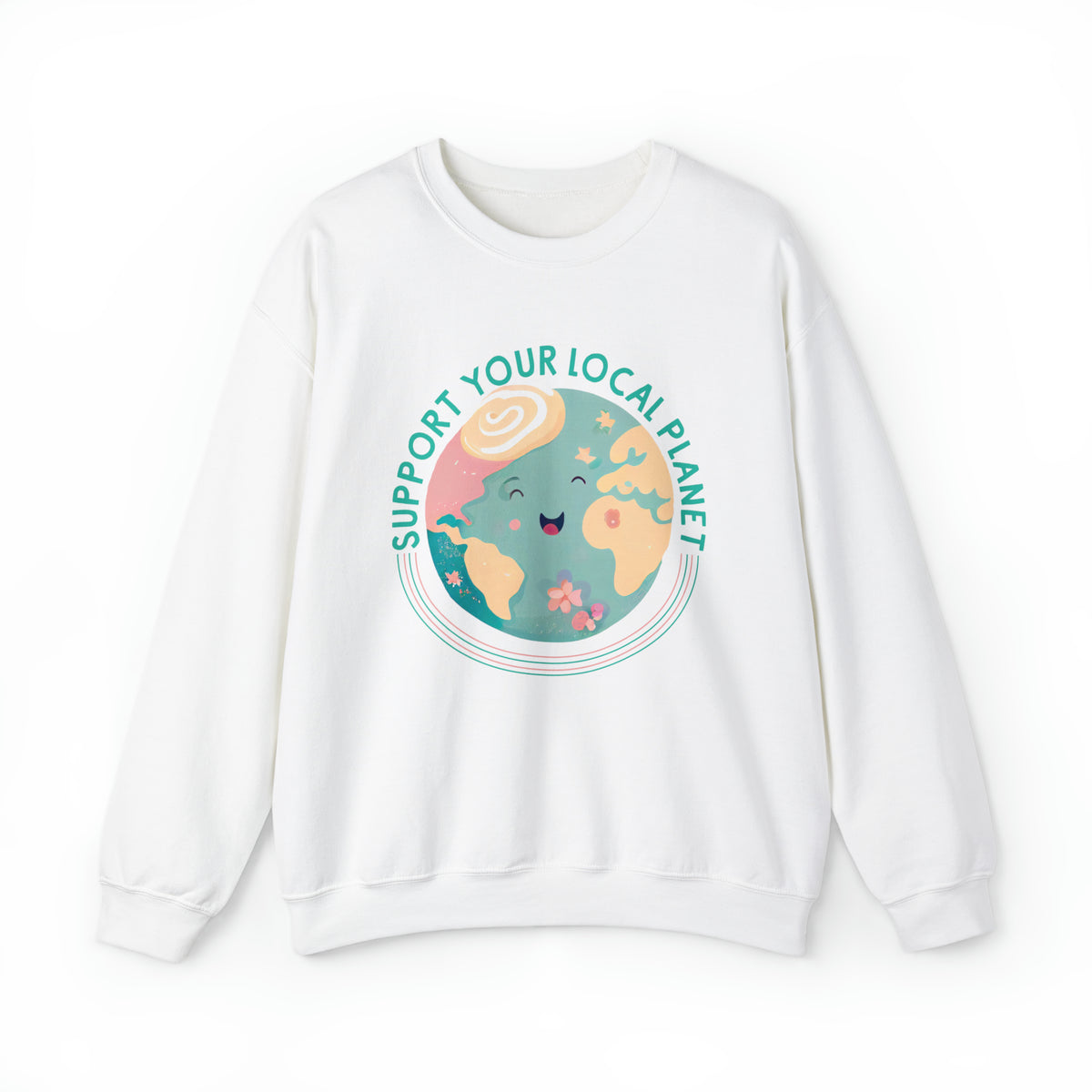 Support Your Local Planet Earth Day Shirt | Kawaii Style shirt | Nature Shirt | Gift For Her | Unisex Crewneck Sweatshirt