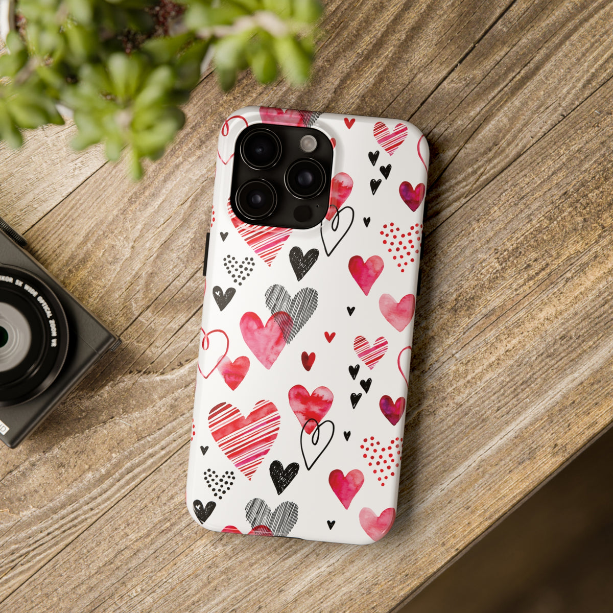 Valentine's Day Hearts iPhone 15 14 13 12 11 Case (all models) 