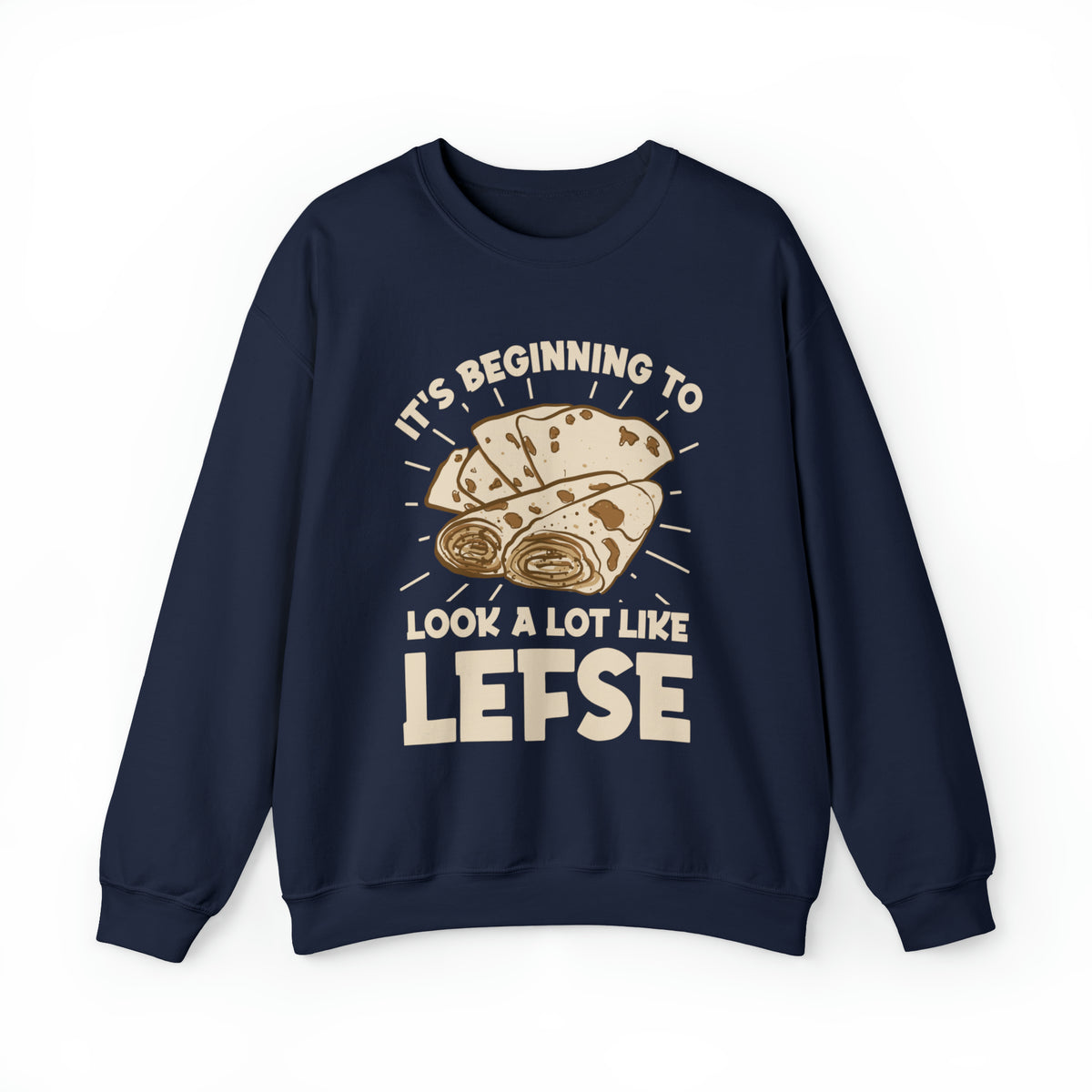 Norwegian Lefse Funny Holiday Baking Shirt | Baker Gift | Unisex Crewneck Sweatshirt