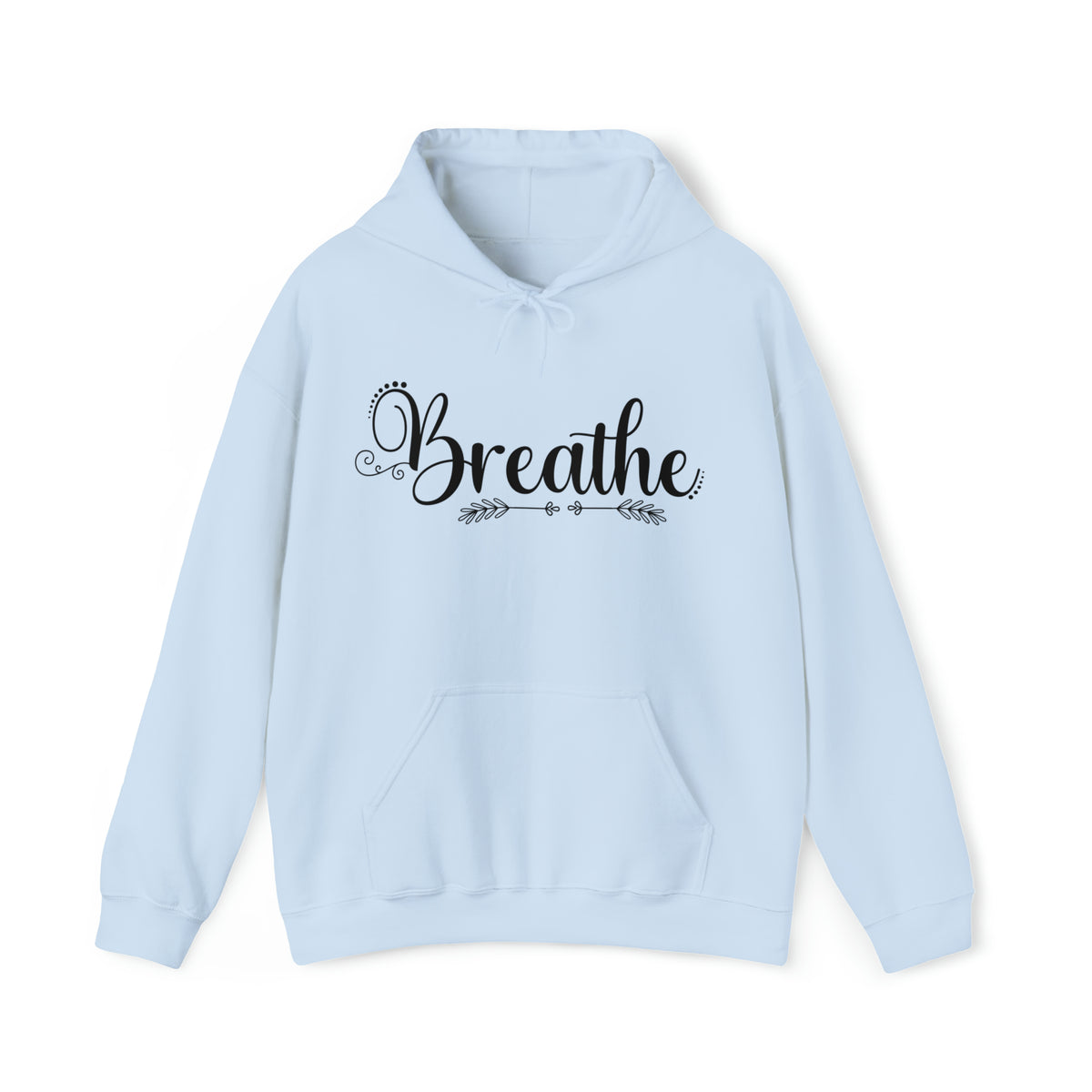 Breathe Yoga Lover Meditation Shirt | Yoga Meditation Gift | Unisex Hooded Sweatshirt
