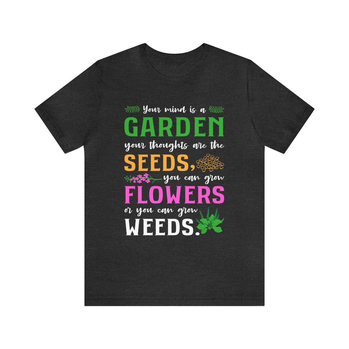Garden Mindfulness School Psychologist Shirt | Mindfulness Gift | Unisex Jersey T-shirt