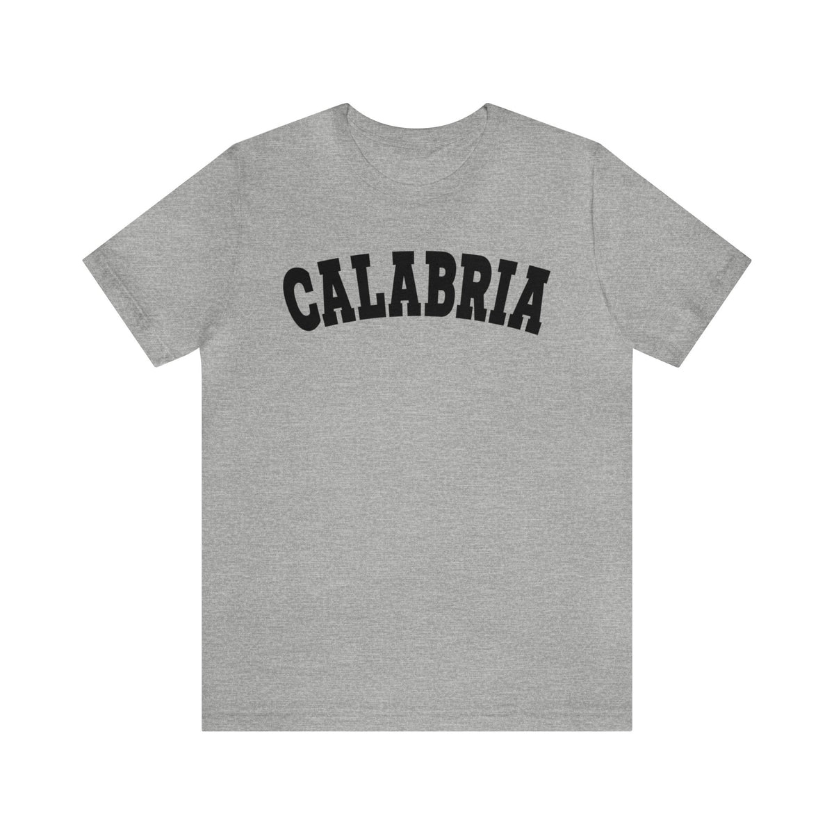 Calabria College Style Italian Shirt | Calabria Italy Italian Gift | Unisex Jersey T-shirt