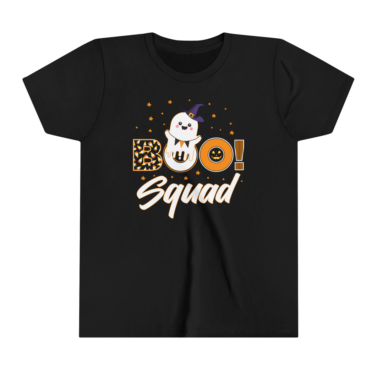 Boo Squad Halloween Ghost Sweatshirt | Youth Jersey T-shirt