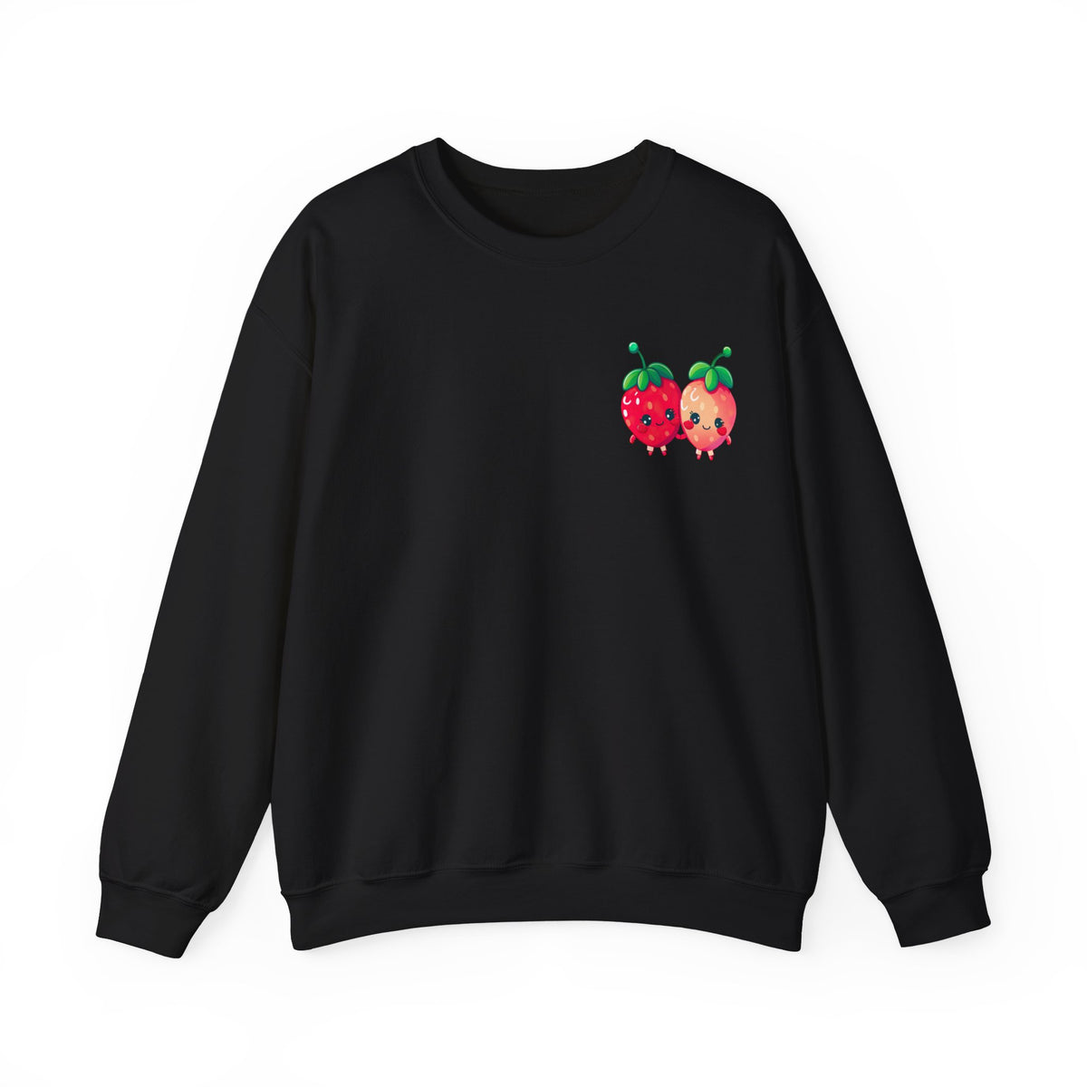 Cute Strawberry Shirt | Strawberry Crewneck Sweatshirt | Aesthetic Fruit Shirt | Kawaii Shirt  | Unisex Crewneck Sweatshirt