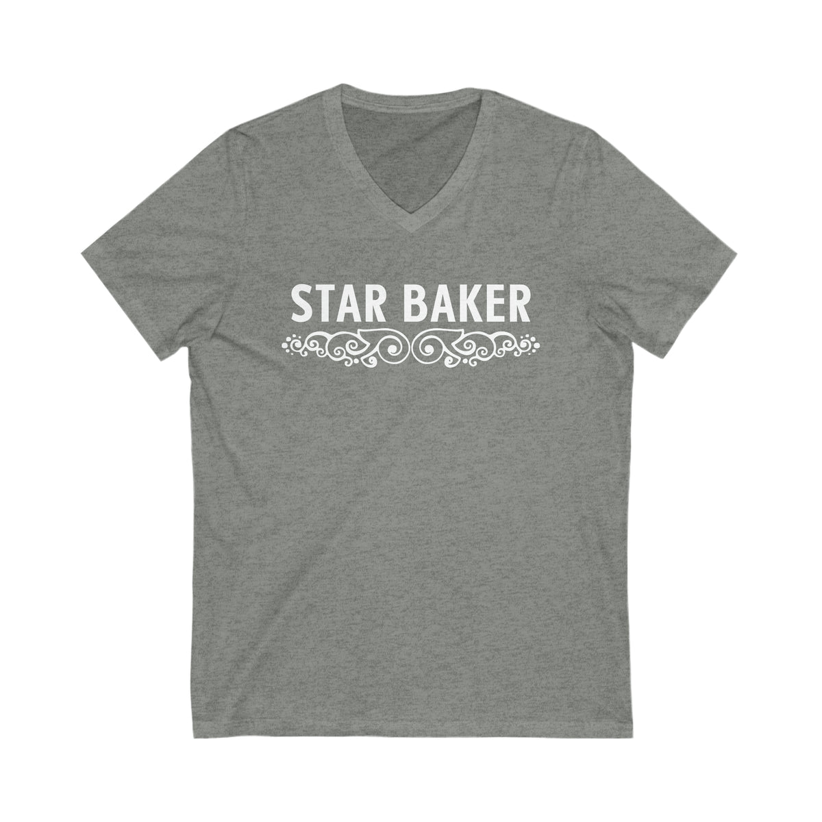 Star Baker British Baking Shirt | Baker Gifts | Unisex Jersey V-Neck T-shirt
