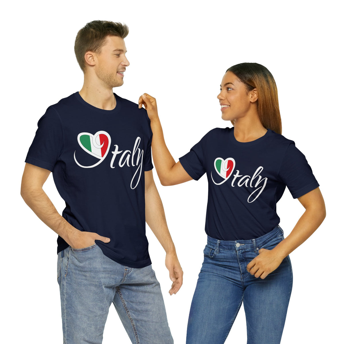 I Love Italy Travel Lover Wanderlust Shirt | Wanderlust Italian Travel Gift | Unisex Jersey T-shirt