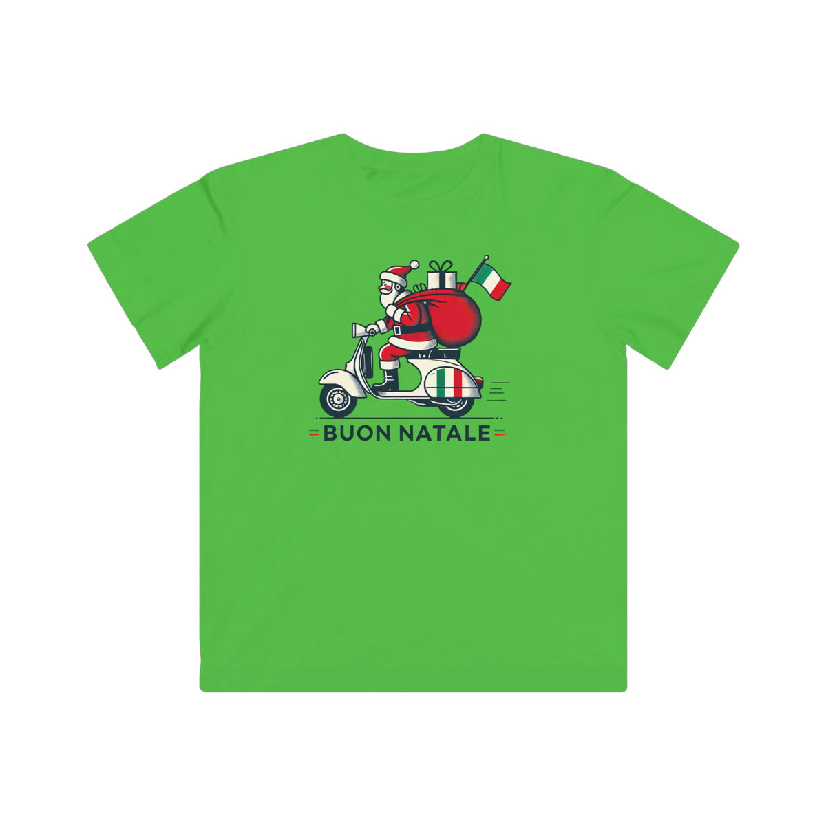 Buon Natale Italian Santa Christmas Shirt | Funny Marry Christmas Shirt | Italy Gift For Her | Kids Fine Jersey Tee