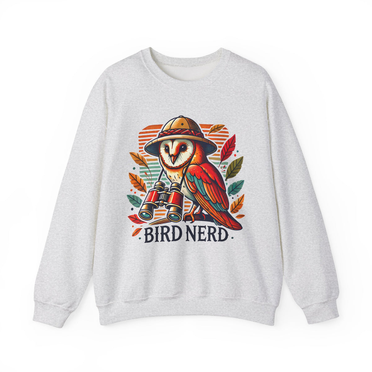 Funny Bird Nerd Owl Shirt | Bird Watcher Sweatshirt | Bird Watching Gift | Ornithology Shirt | Cute Owl Gift | Unisex Crewneck Sweatshirt