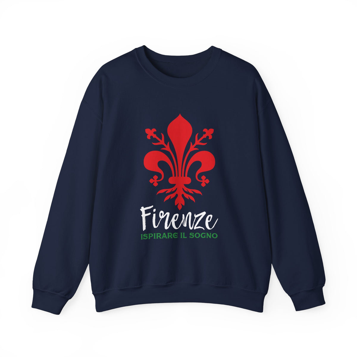 Florence Italy Fleur de Lis Sweatshirt | Italy Lover Italian Gift | Unisex Crewneck Sweatshirt