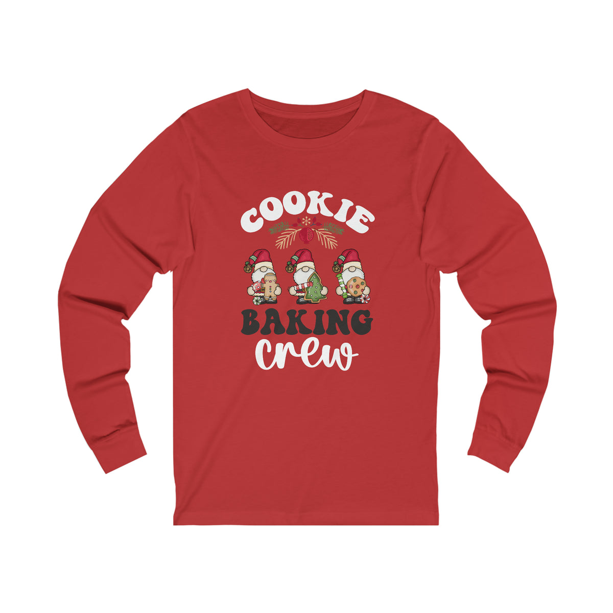 Cookie Baking Crew | Christmas Cookie Shirt | Baking Gift | Unisex Jersey Long Sleeve T-shirt