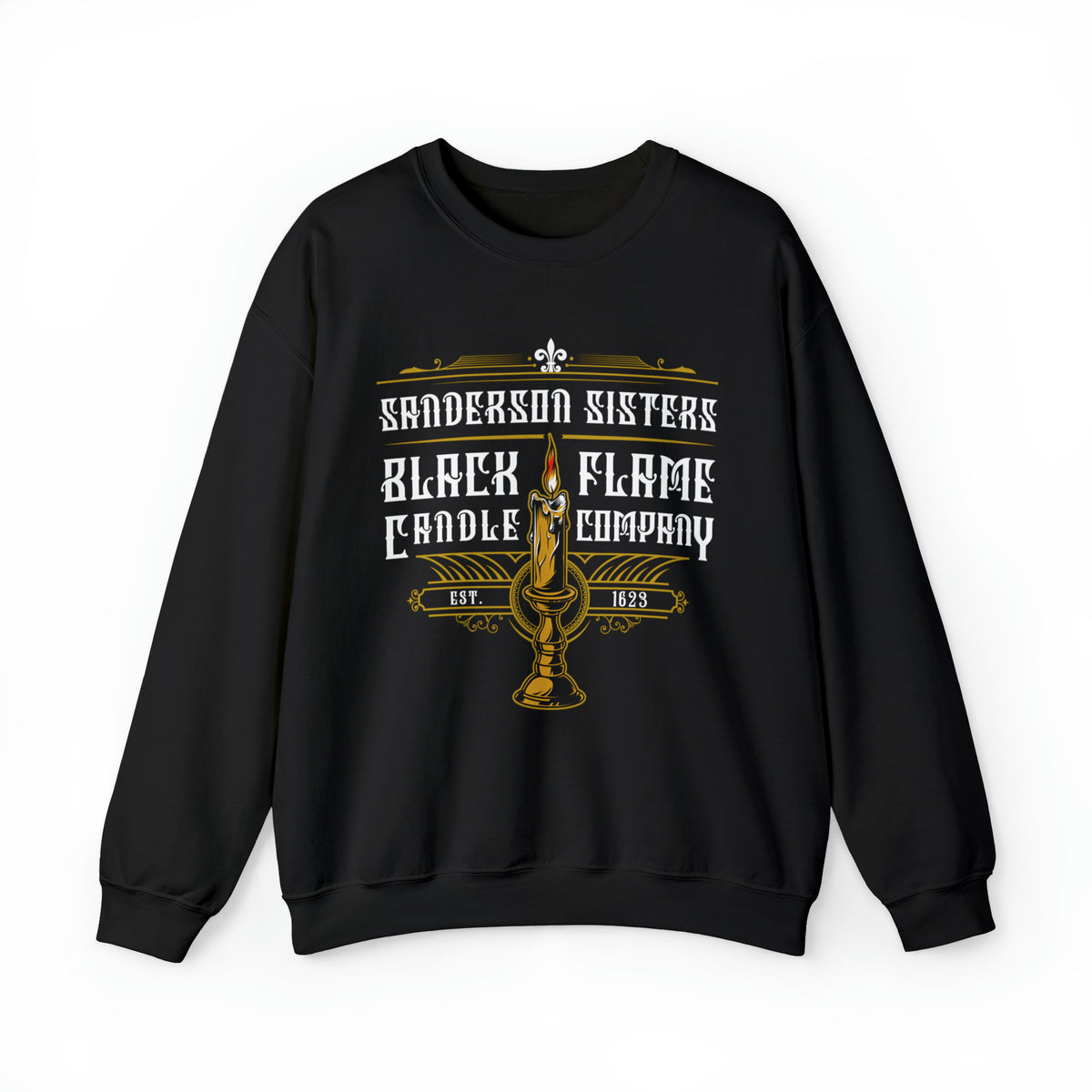 Sanderson Sisters Halloween Candle Shirt | Hocus Pocus Witch Gift | Unisex Crewneck Sweatshirt