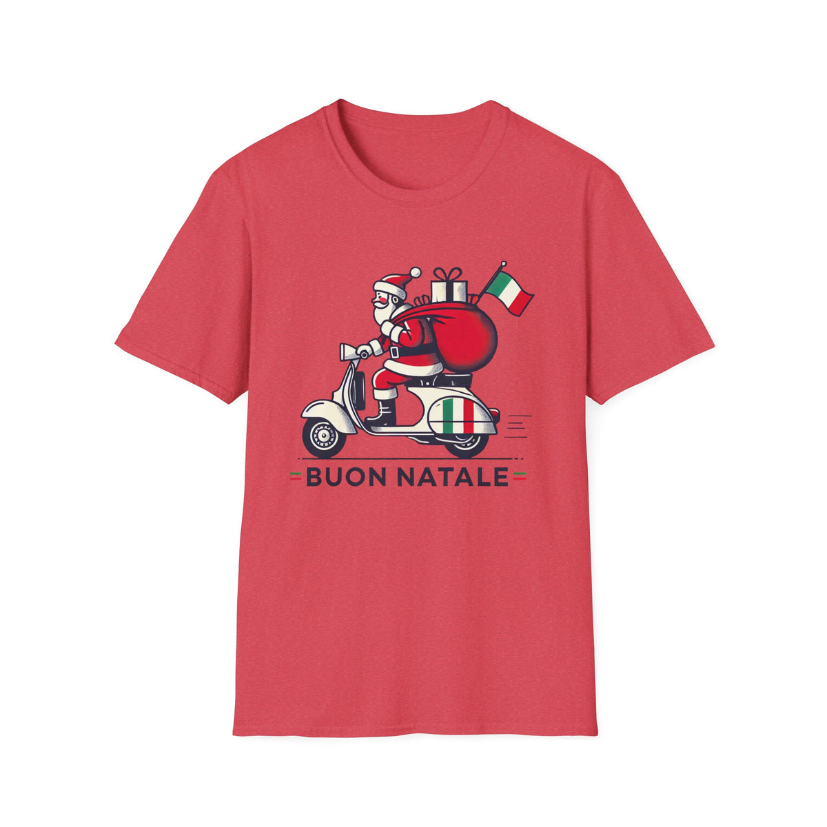 Buon Natale Italian Santa Christmas Shirt | Funny Marry Christmas Shirt | Italy Gift For Her |  Unisex Soft Style T-Shirt