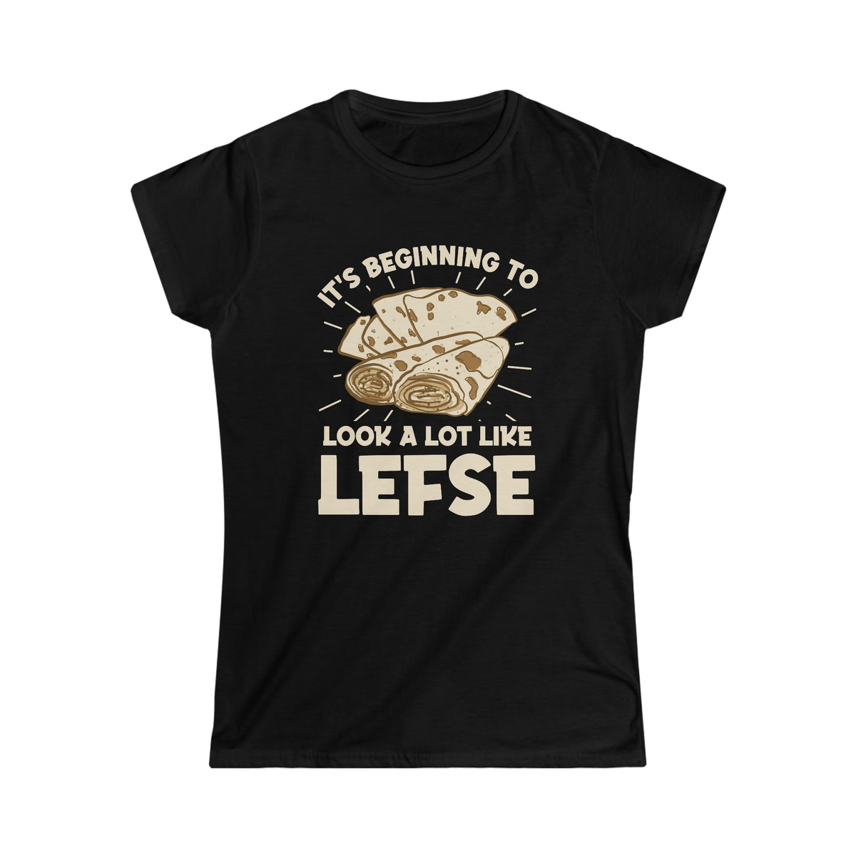 Norwegian Lefse Funny Holiday Baking Shirt | Nordic Baker Gift | Women's Softstyle Tee