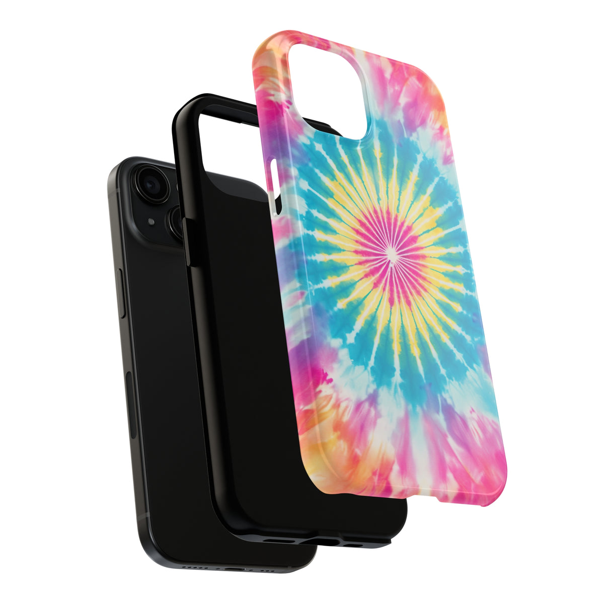 Tie Dye Boho Abstract Art iPhone 15 Case | iPhone 11 12 13 14 15 | Boho Art Gift  | Tough Phone Case