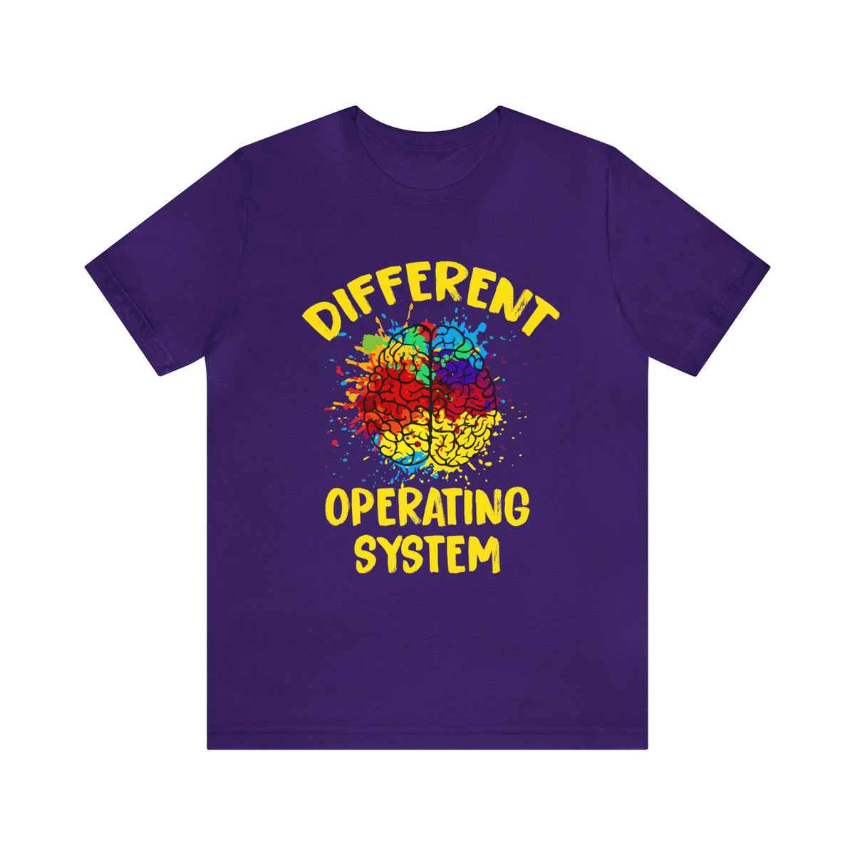 Different Operating System Autism Shirt | Autism Awareness Gift | Bella Canvas Unisex Jersey T-shirt
