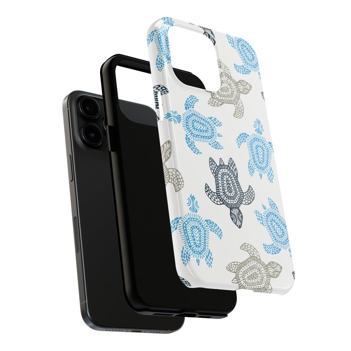 Sea Turtle Beach Bum iPhone Case | iPhone 15 14 13 12 11 Phone Case | Ocean Lover Gift | Tough Impact-resistant Phone Case