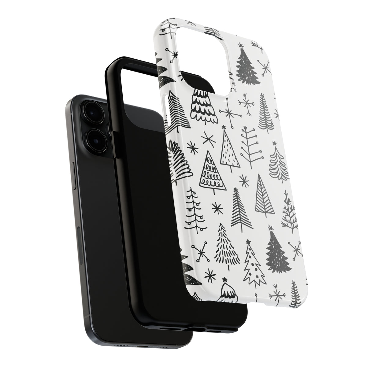 Winter Christmas Tree Phone Case iPhone 11 (plus all models) | Aesthetic Casemate Tough Phone Case