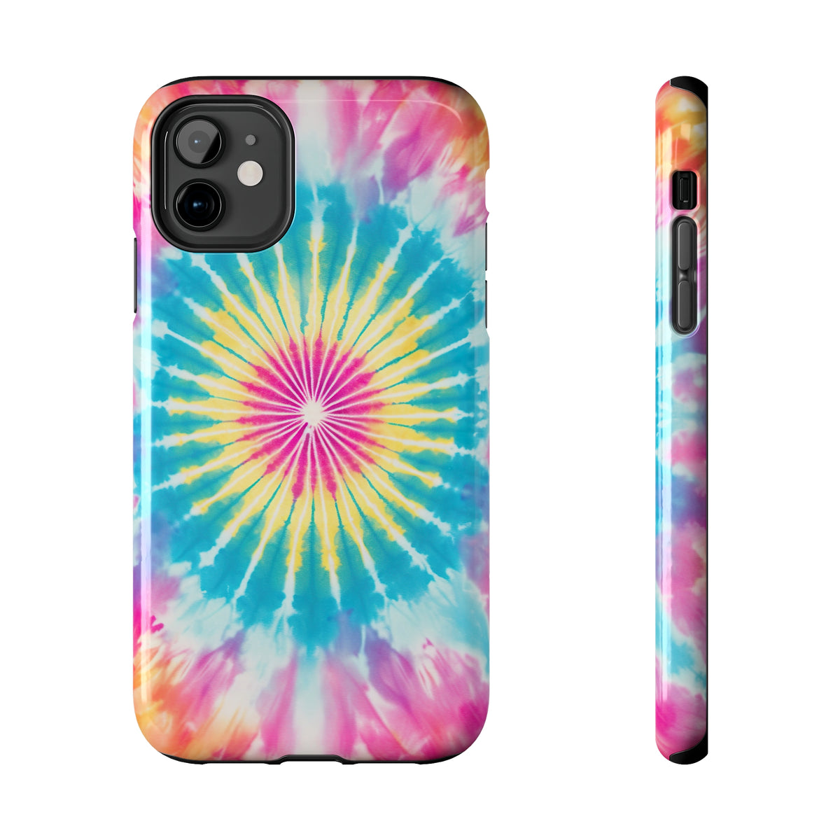 Tie Dye Boho Abstract Art iPhone 15 Case | iPhone 11 12 13 14 15 | Boho Art Gift  | Tough Phone Case