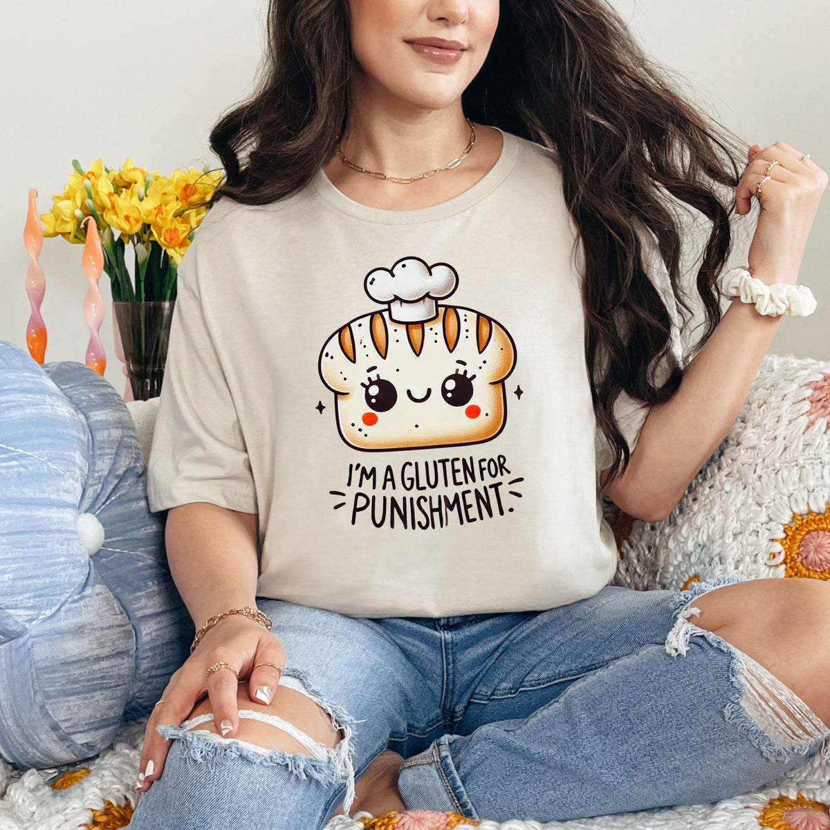 Gluten For Punishment Cute Sourdough Shirt 