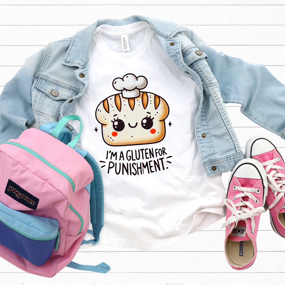 Gluten For Punishment Cute Sourdough Shirt