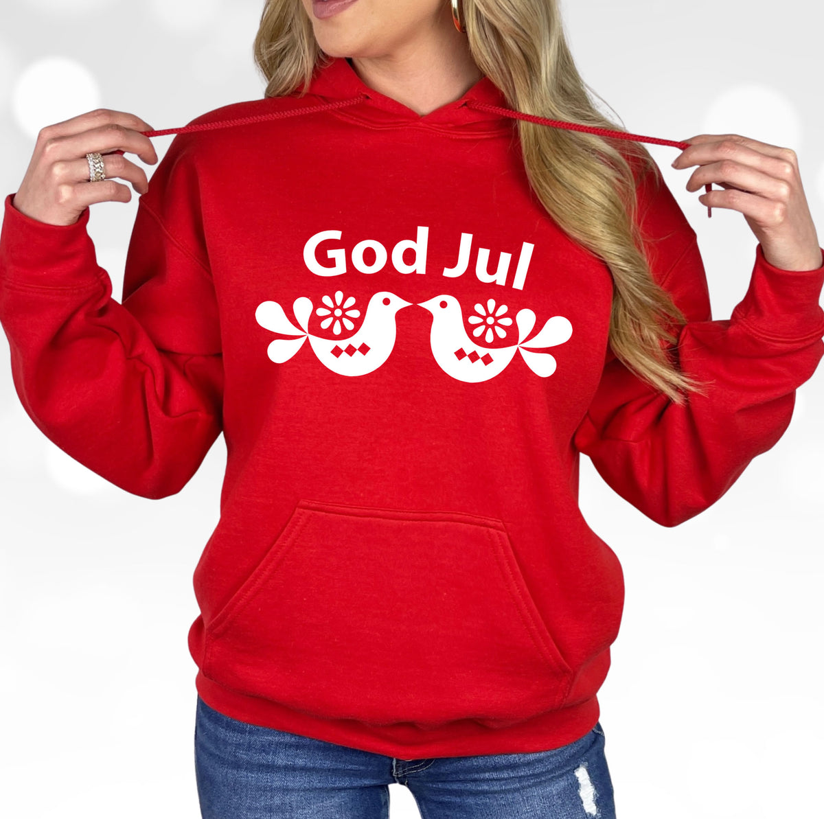 God Jul Swedish Christmas Folk Art Shirt