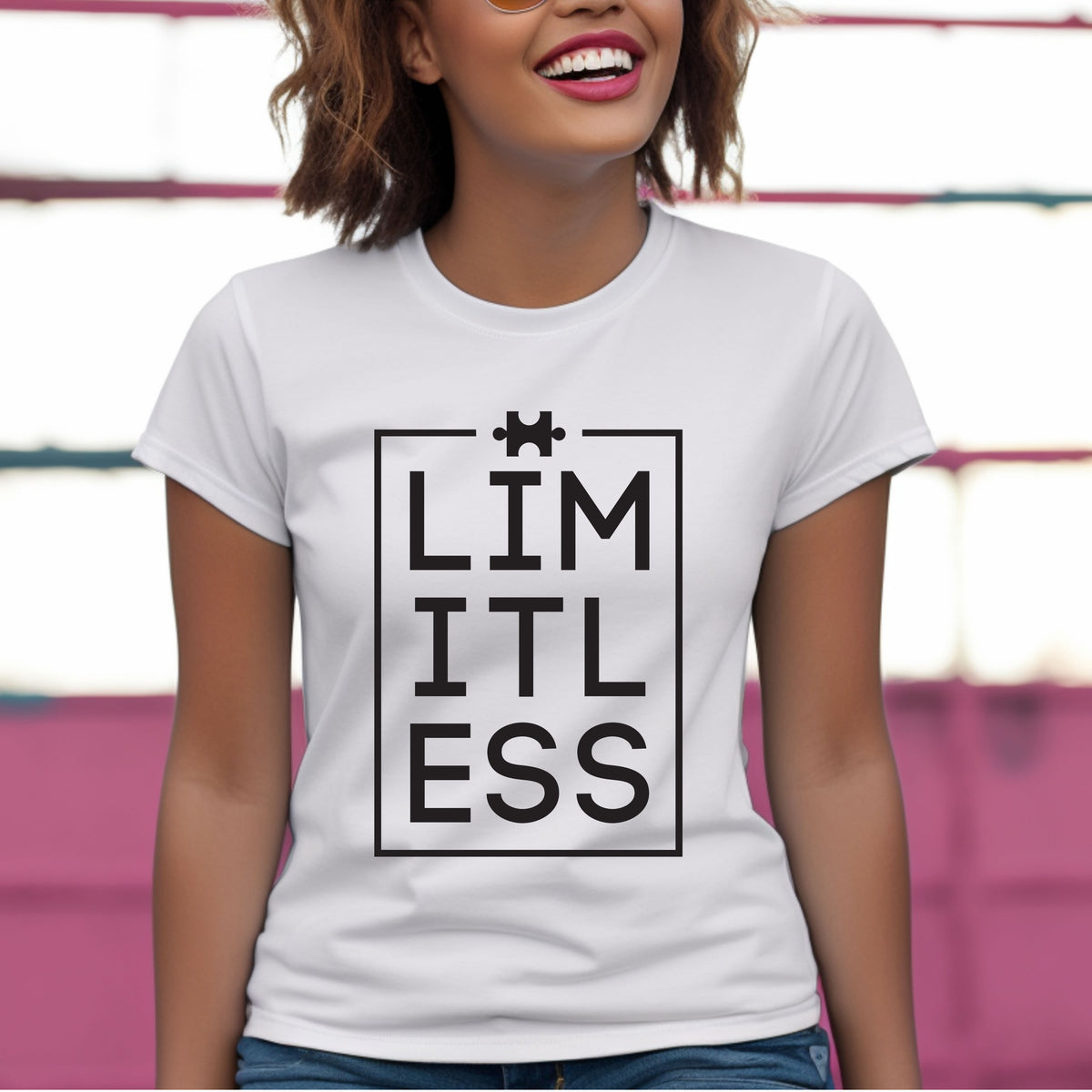 Limitless Autism Awareness Shirt  | White Women's T-shirt