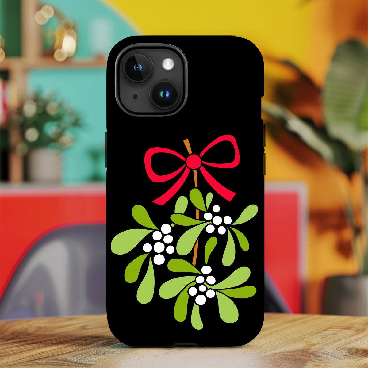 Mistletoe Christmas iPhone Case | iPhone 15 14 13 12 11 Phone Case