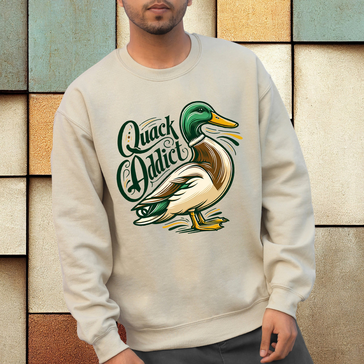 Quack Addict Funny Mallard Duck Shirt | Bird lover Shirt | Sant Sweatshirt