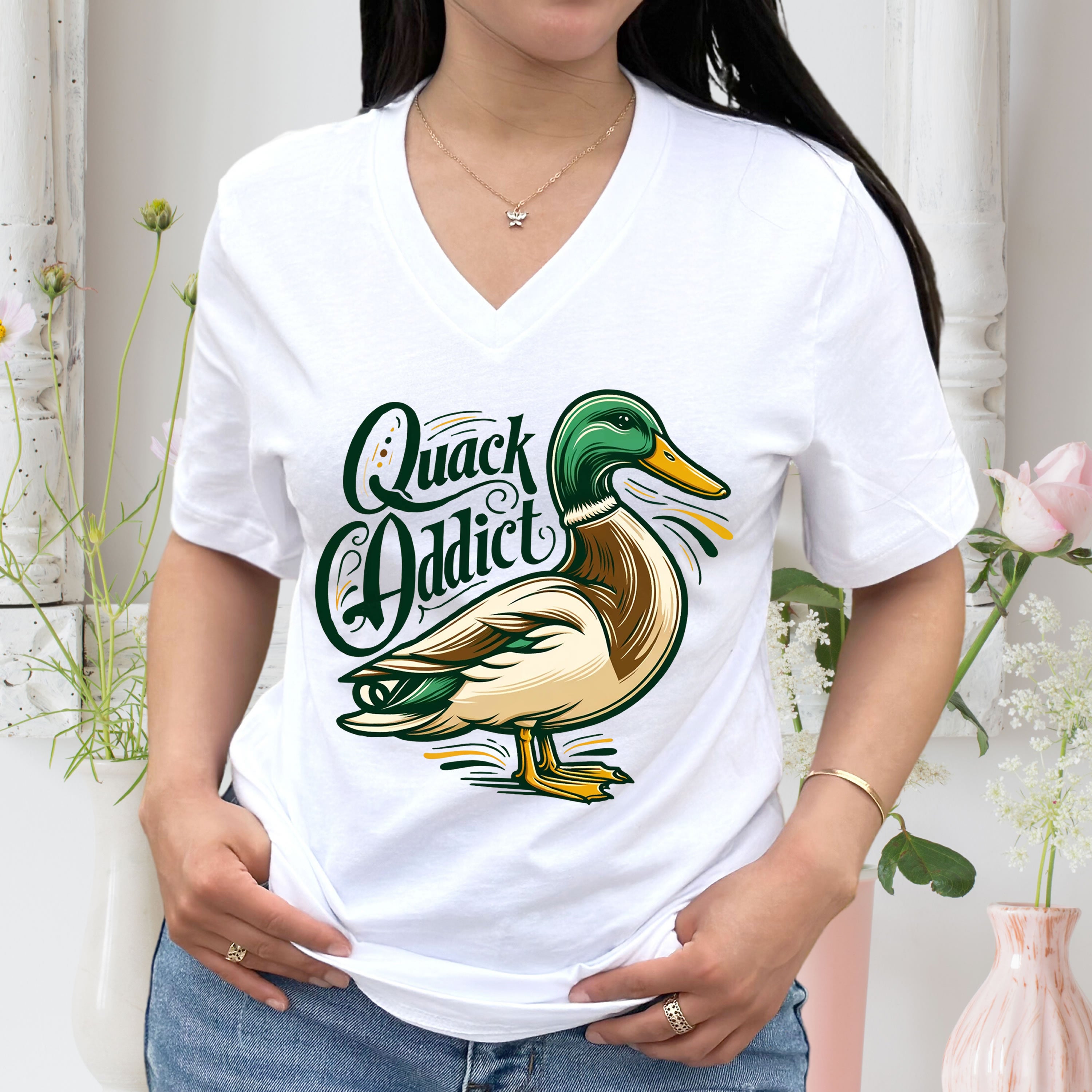 V-Neck T-shirts – MJ Tee Shop