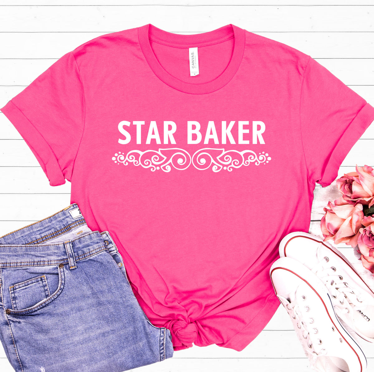 Star Baker British Baking Shirt | Charity Pink Unisex Jersey T-shirt