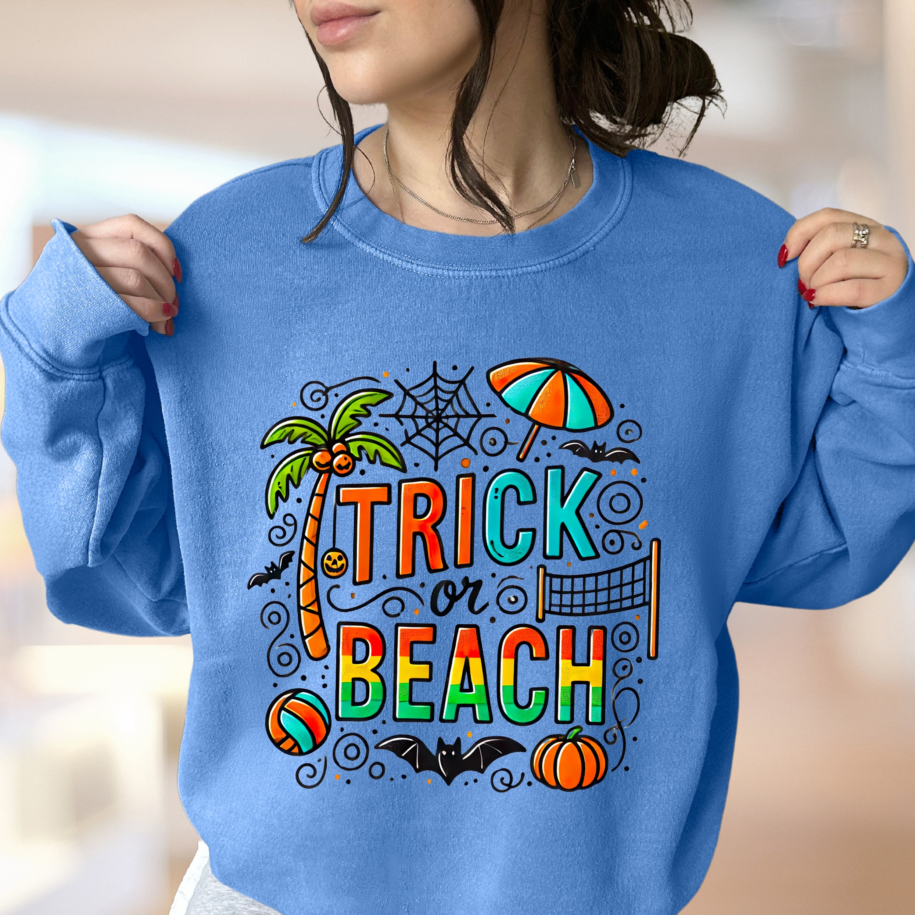 Trick Or Beach Beach Bum Halloween Shirt Funny Halloween Gift For Be MJ Tee Shop