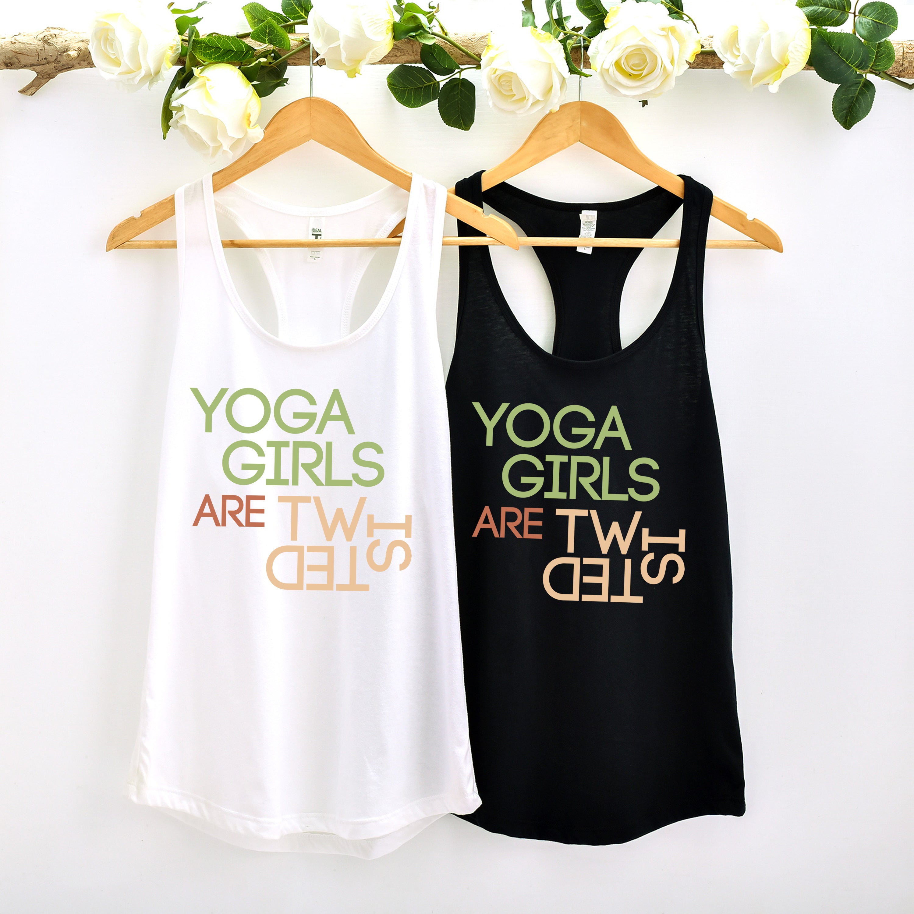 Funny yoga tank clearance tops