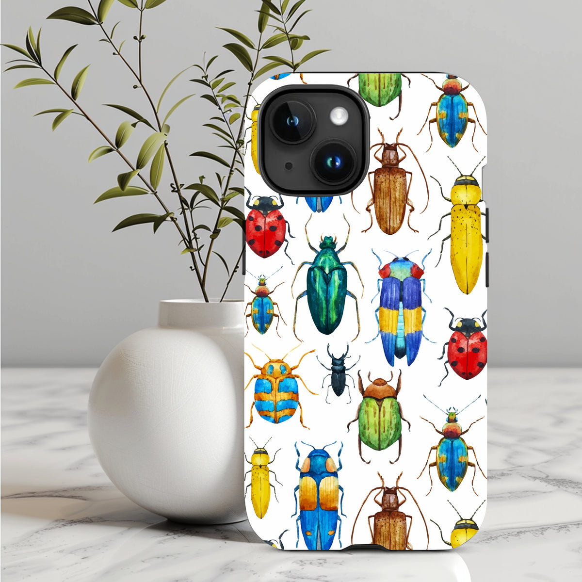 Insects Bug Art iPhone 15 14 13 12 11 X Case (all models) |