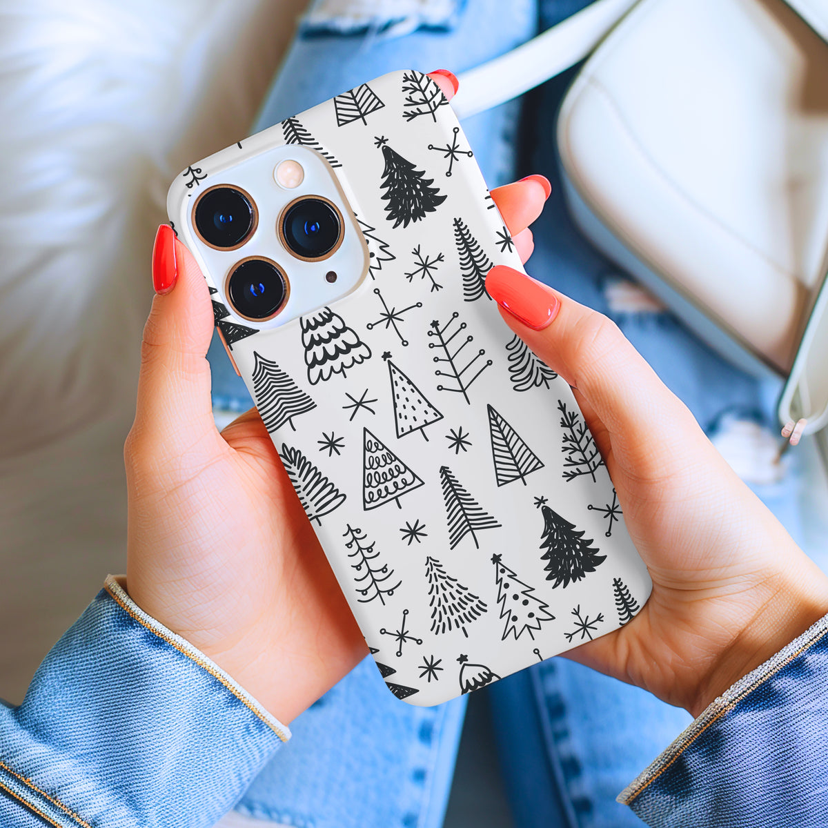 Winter Christmas Tree Phone Case iPhone 11 (plus all models)