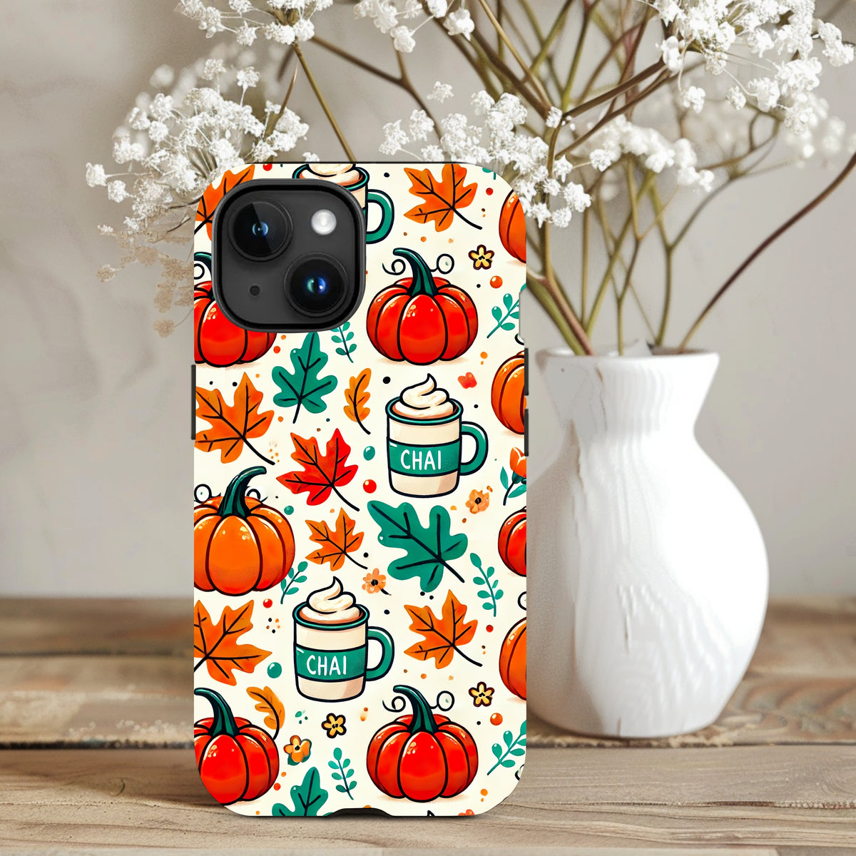 Pumpkin Fall Chai Tea Phone Case