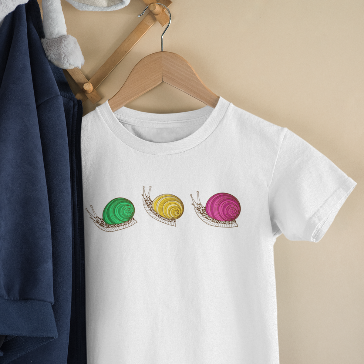 Cute Snail Lover Nature Shirt | White toddler T-shirt