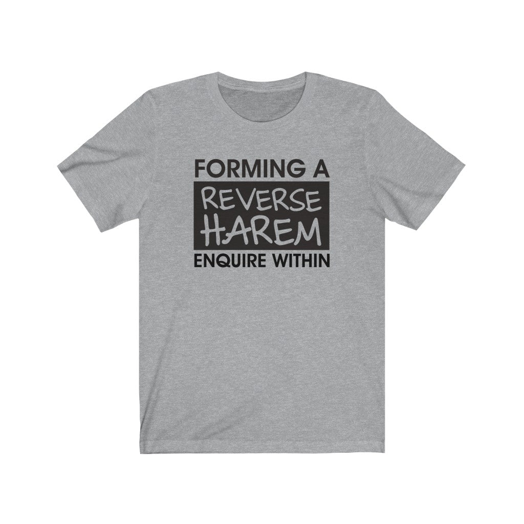 Forming a Reverse Harem Book Lover Shirt | Bookish Library Gifts | Unisex Jersey T-shirt