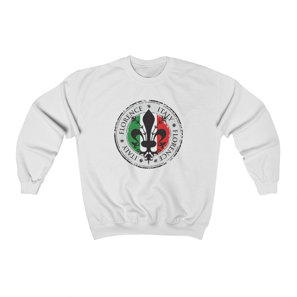Florence Italy Fleur de Lis Shirt | Italian Flag Shirt | Unisex Crewneck Sweatshirt