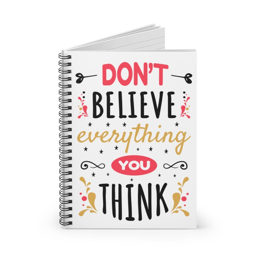 Don't Believe Everything You Think Journal