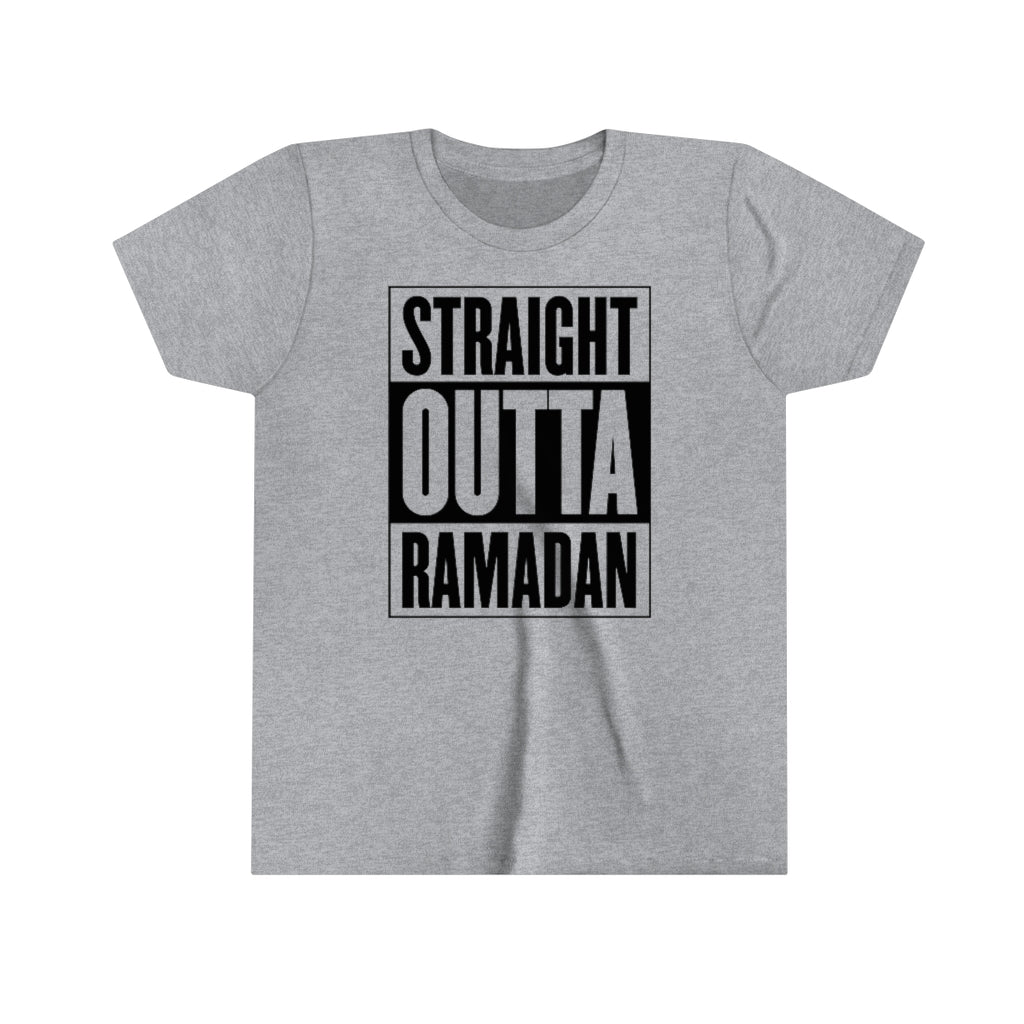 Straight OUtta Ramadan Shirt | Muslim Gift | Youth Jersey T-shirt