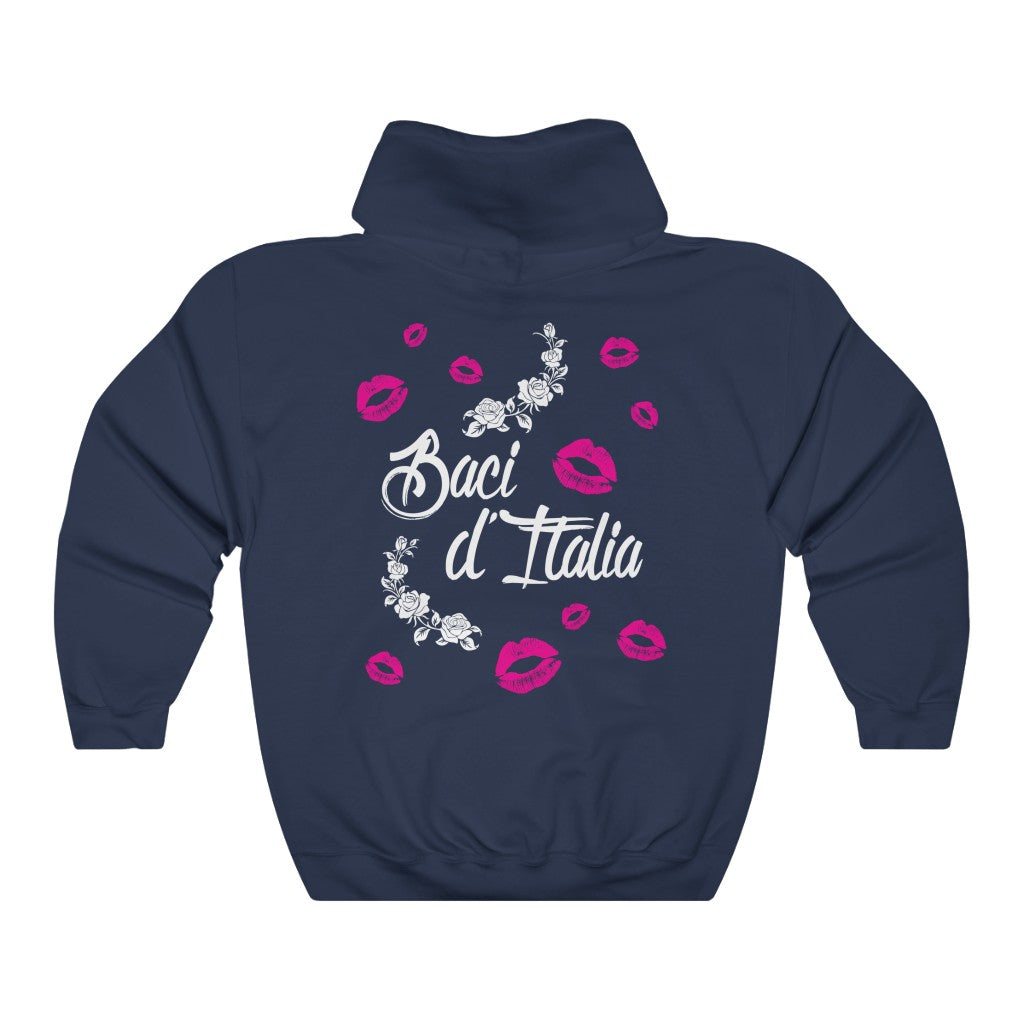 Kisses of Italy Travel Lover T-shirt | Italian Gift | Unisex Hooded Sweatshirt